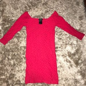 Red bodycon Bebe Dress